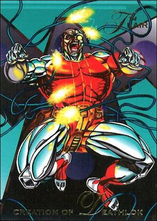 Marvel Annual Flair '94 (Base Set) card 72 Creation of Deathlok