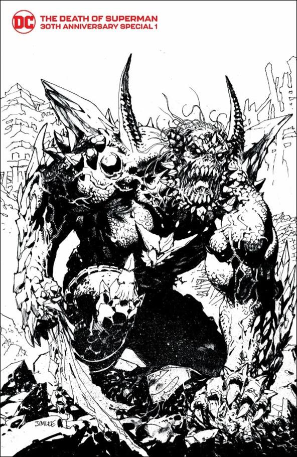 Death of Superman 30th Anniversary Special issue 1-I Lee & Williams 1:50 B&W Cover
