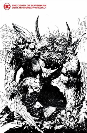 Death of Superman 30th Anniversary Special issue 1.00-I Lee & Williams 1:50 B&W Cover