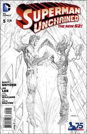 Superman Unchained issue 5-L Jim Lee 1:300 Sketch Cover