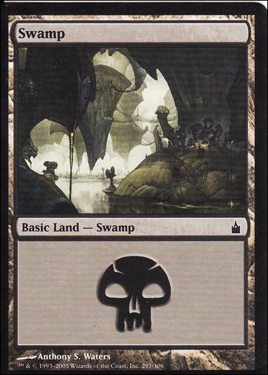 Magic the Gathering: Ravnica (Base Set)  card 297 Swamp