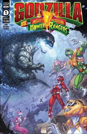 Godzilla vs the Mighty Morphin Power Rangers Cover Image 1