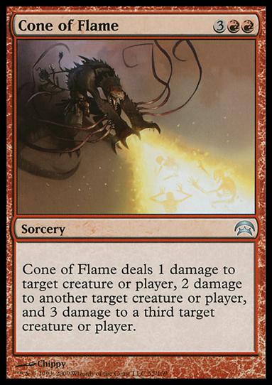 Magic the Gathering: Planechase (Base Set) card 52 Cone of Flame