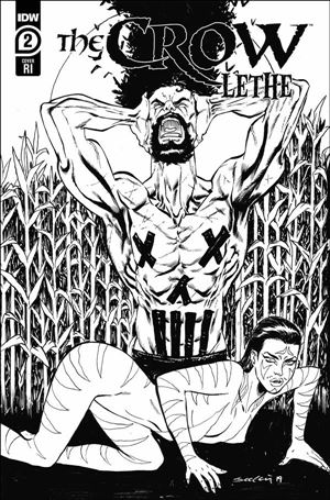 Crow: Lethe issue 2-C Tim Seeley 1:10 Black & White Cover