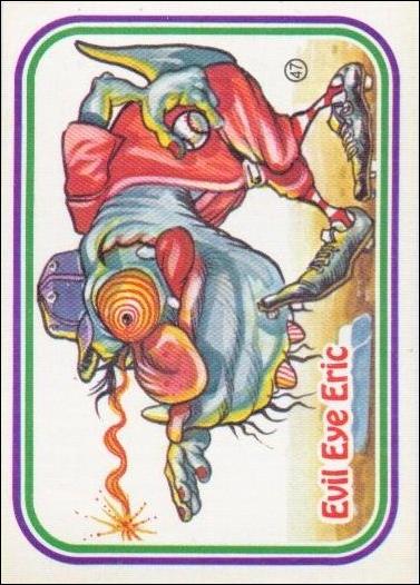 Awsome! All-Stars (Base Set) card 47-B Evil Eye Eric / Puzzle Back