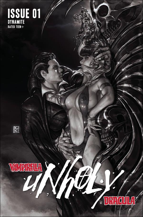 Vampirella/Dracula: Unholy issue 1-P KyuYong Eom 1:20 Black & White Cover