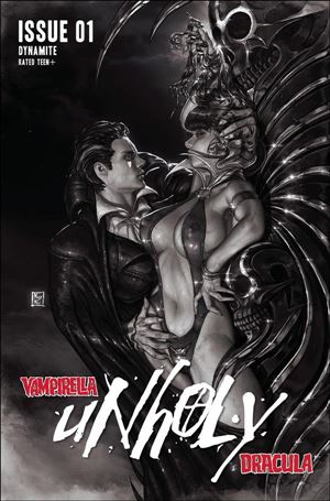 Vampirella/Dracula: Unholy issue 1-P KyuYong Eom 1:20 Black & White Cover