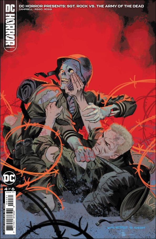 DC Horror Presents: Sgt. Rock vs. The Army of the Dead issue 4-C Evan Shaner 1:25 Cardstock Cover