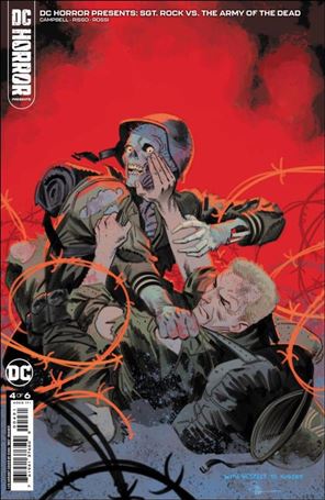DC Horror Presents: Sgt. Rock vs. The Army of the Dead issue 4-C Evan Shaner 1:25 Cardstock Cover