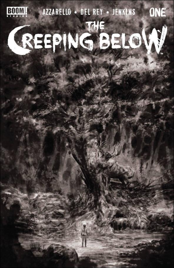 Creeping Below issue 1-H Vanesa R. Del Rey B&W Cover (Second Printing)