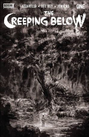 Creeping Below issue 1-H Vanesa R. Del Rey B&W Cover (Second Printing)