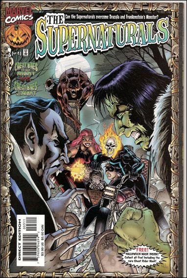 Supernaturals issue 3 Brother Voodoo Mask Insert