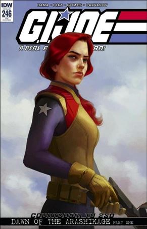 G.I. Joe: A Real American Hero issue 246-J Miguel Mercado Yesteryear Cover 1/500
