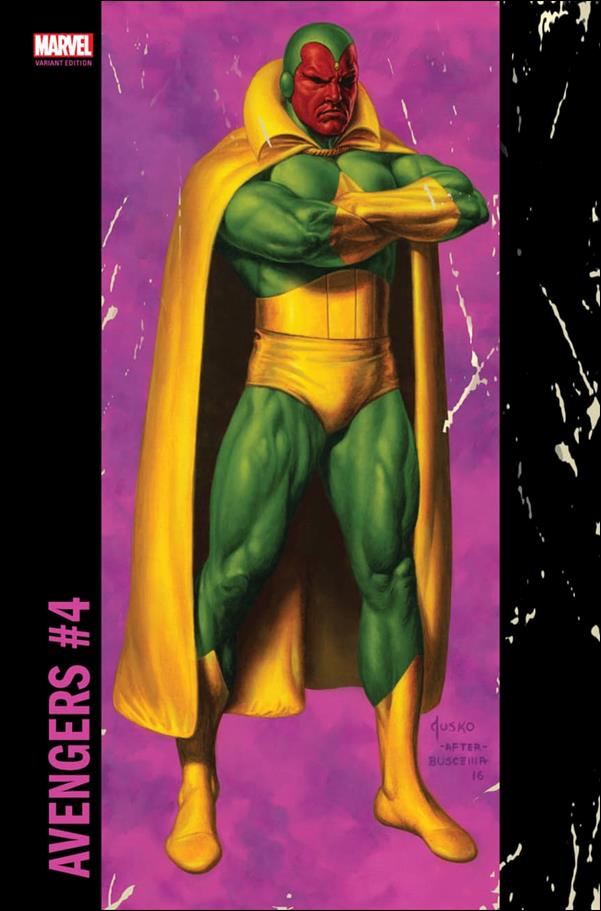 Avengers (2017) issue 4-B Joe Jusko Corner Box Cover
