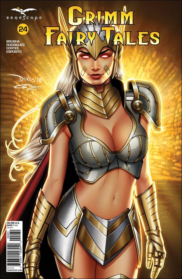 Grimm Fairy Tales (2016) issue 24-C Derlis Santacruz Cover