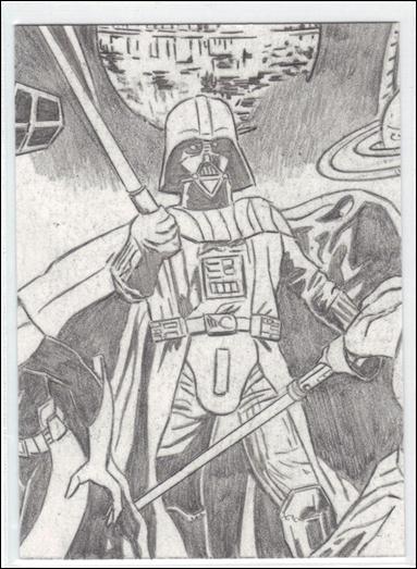 Star Wars Galaxy: Series 7 (Etched Foil Original Art Subset) card 5