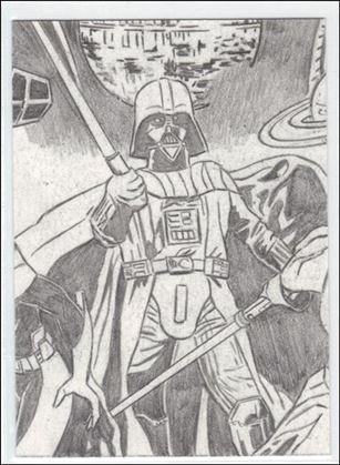 Star Wars Galaxy: Series 7 (Etched Foil Original Art Subset) card 5