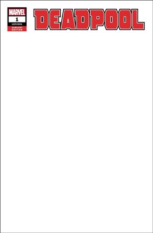 Deadpool (2018) issue 1-C Blank/Sketch Cover