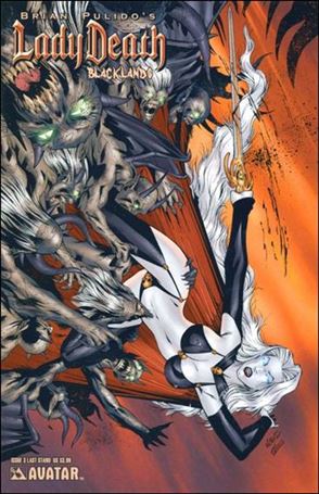 Brian Pulido's Lady Death: Blacklands issue 3-D Last Stand Cover