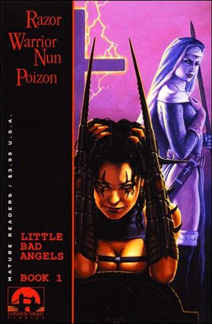 Razor/Warrior Nun/Poizon issue 1-B Areala Cover
