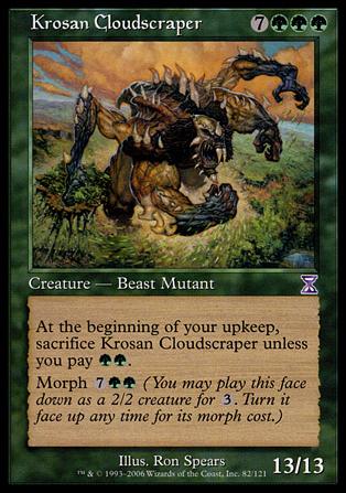 Magic the Gathering: Time Spiral (Timeshifted Subset) card 82 Krosan Cloudscraper