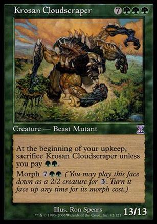 Magic the Gathering: Time Spiral (Timeshifted Subset) card 82 Krosan Cloudscraper