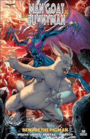 Man Goat & the Bunnyman: Beware the Pigman issue 1-B Igor Vitorino Cover