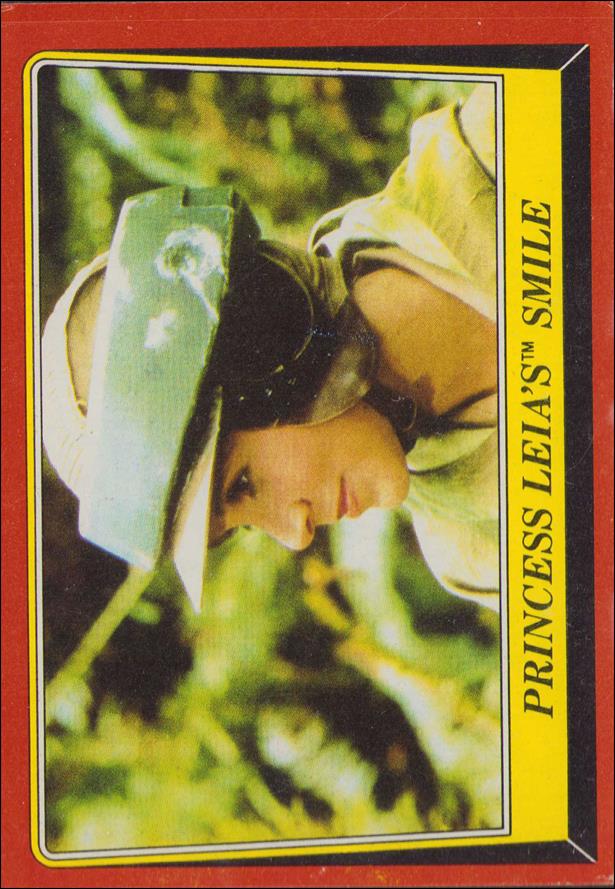 Star Wars: Return of the Jedi: Series 1 (Base Set) card 73 Princess Leia's Smile