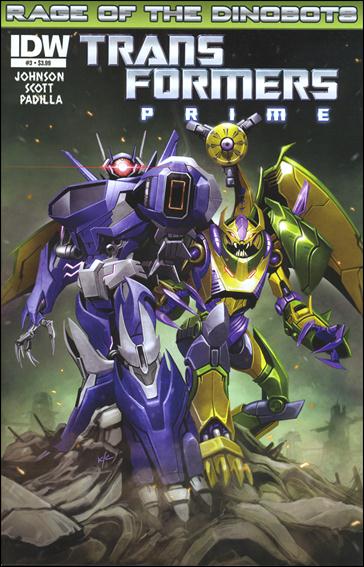 Transformers Prime: Rage of the Dinobots issue 3 Ken Christiansen Cover