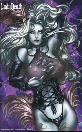 Lady Death: The Rapture issue 1-EL Dirty Vegas Edition 1/69