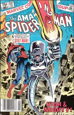 Amazing Spider-Man (1963) issue 237-B Canadian Price Cover