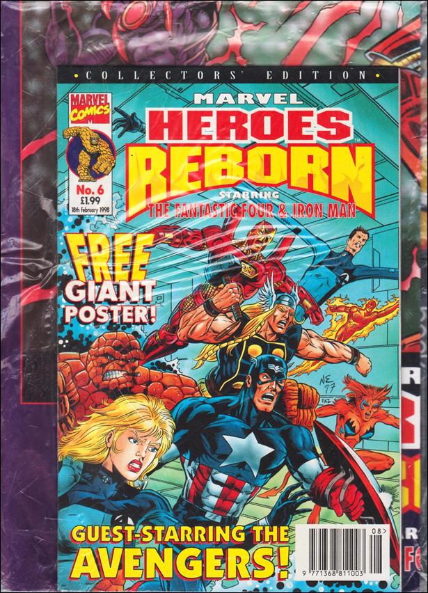 Marvel Heroes Reborn (UK) issue 6 Cardstock Cover Polybagged with Poster