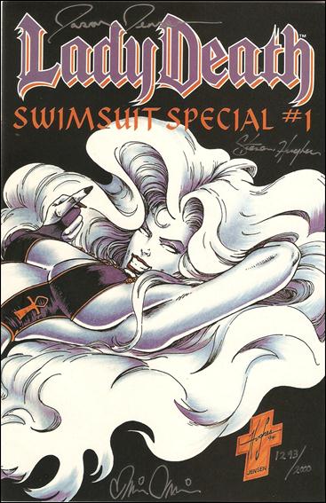 Lady Death: Swimsuit Special issue 1-C Signed with COA 1/2000