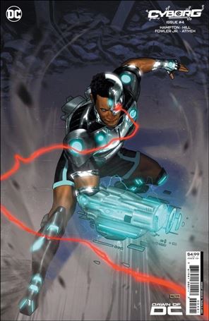 Cyborg (2023) issue 4-B Taurin Clarke Cardstock Cover