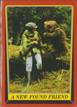 Star Wars: Return of the Jedi: Series 1 (Base Set) card 72 A New Found Friend