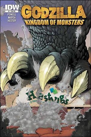 Godzilla: Kingdom of Monsters issue 1-NK Hastings Cover 1/500