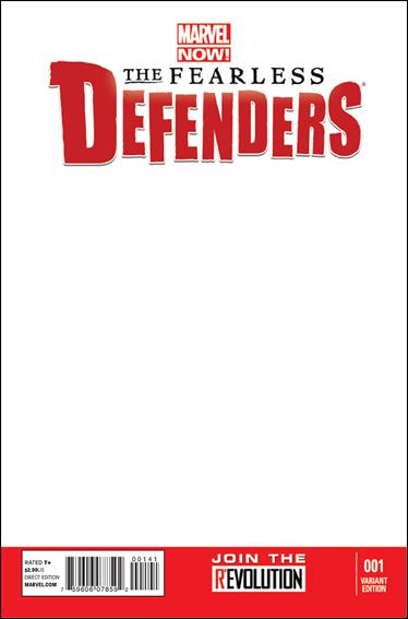 Fearless Defenders issue 1-E Blank/Sketch Cover
