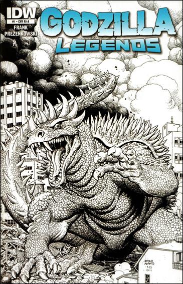 Godzilla Legends issue 1-D Art Adams 1:10 Sketch Cover