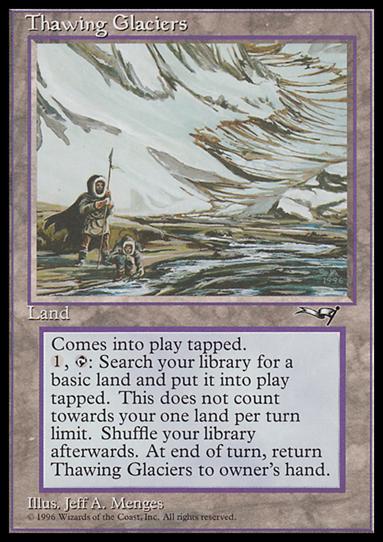 Magic the Gathering: Alliances (Base Set) card 144 Thawing Glaciers