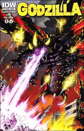 Godzilla (2012) issue 3-B Matt Frank Cover