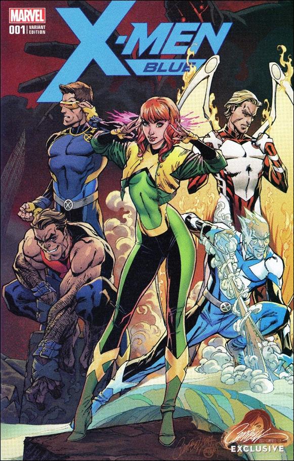 X-Men: Blue issue 1-I J. Scott Campbell New Costumes Cover 1/3240
