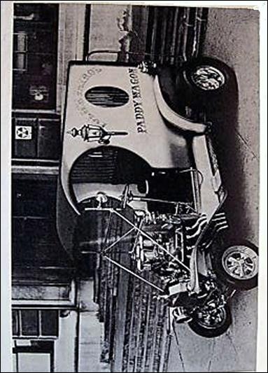 Hot Rods and Custom Cars card 19 Police Paddy Wagon Car