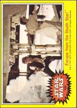 Star Wars: Series 3 (Base Set) card 145 Escape from the Death Star!