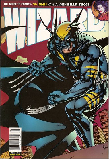 Wizard: The Guide to Comics issue 56 Gary Frank Dark Claw Cover