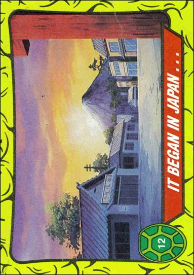 Teenage Mutant Ninja Turtles: Series 1 (Base Set) card 12 It Began in Japan...