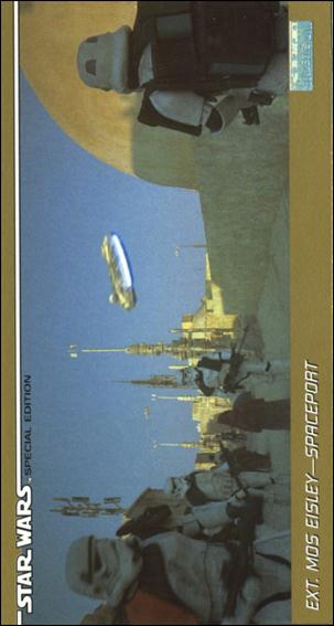 Star Wars Trilogy Special Edition Widevision  (Base Set) card 34 Ext. Mos Eisley - Spaceport