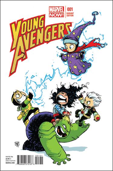 Young Avengers (2013) issue 1-C Skottie Young "Baby" Cover
