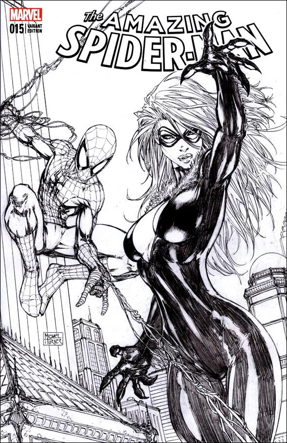 Amazing Spider-Man (2015) issue 15-D Michael Turner aspenstore.com Sketch Cover 1/1500
