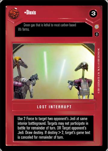 Star Wars: Coruscant Limited (Base Set) card 51 Dioxis