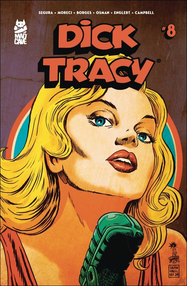 Dick Tracy (2024) issue 8-B Francesco Francavilla Cover